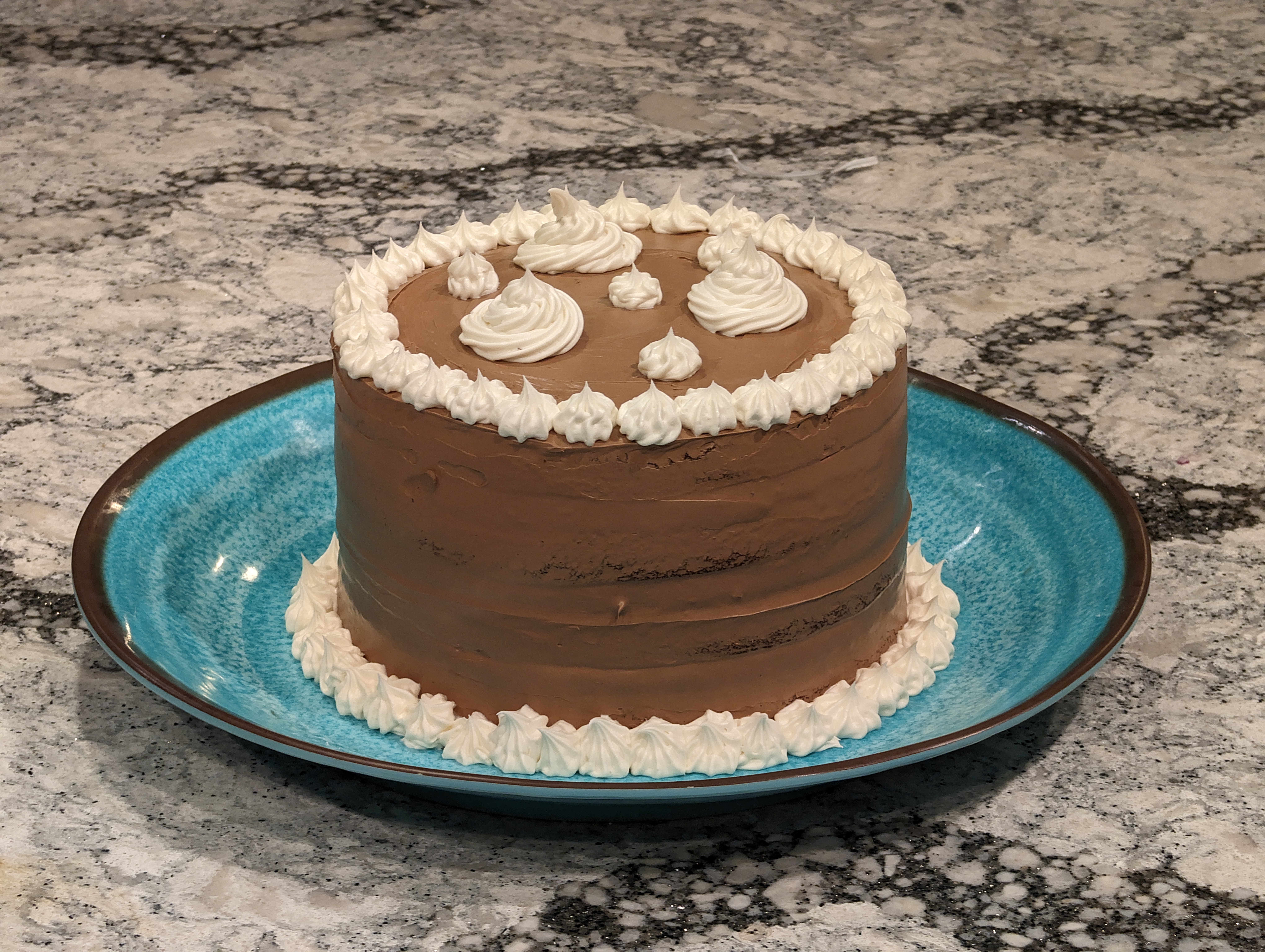 A chocolate Mother's Day cake made by Braden