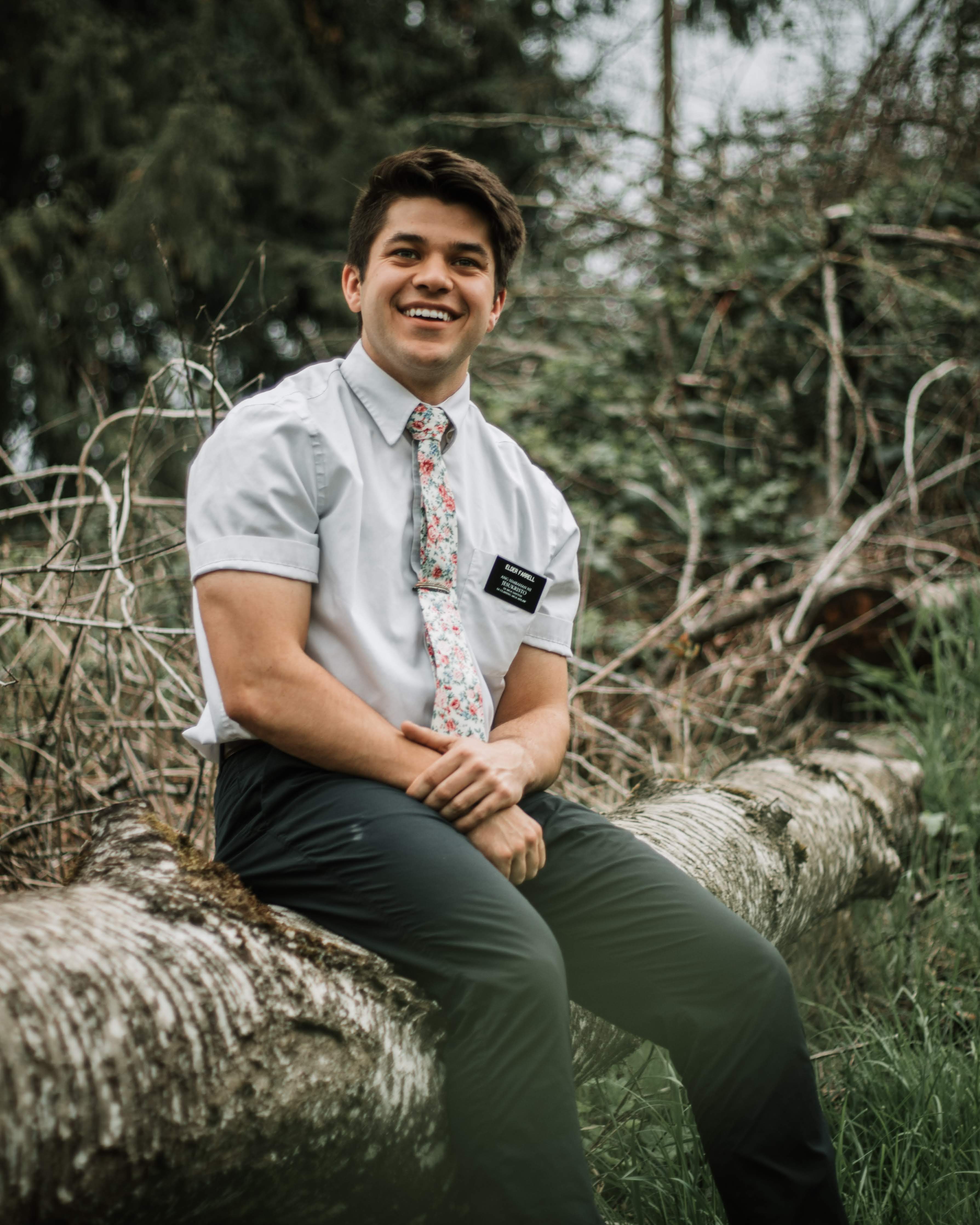 Braden during his missionary service in Oregon